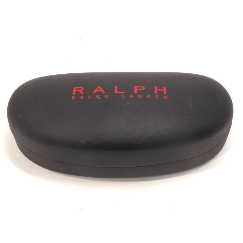 Vintage Ralph Lauren Black Sunglasses Eyeglasses Hard Shell Case